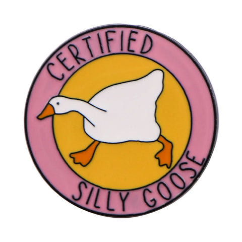 Pin de esmalte de jugo de ganso