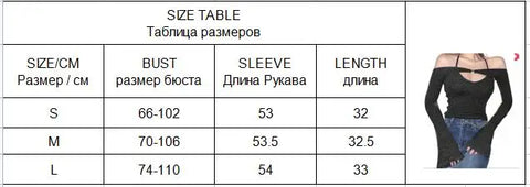 Y2K Top Long Sleeve T-Shirts 2 Piece Tops Halter Tanks Backless Crop Top Off Shoulder Tees Christmas Clothes