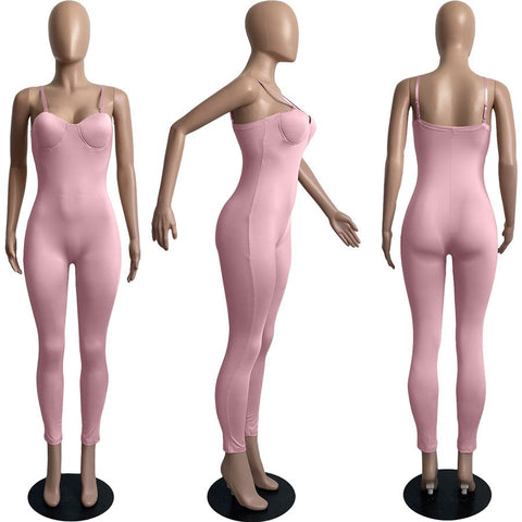 Voguable   Sleeveless Backless Patchwork See Through Jumpsuit Streetwear Outfits Y2K Robe Kpytomoa