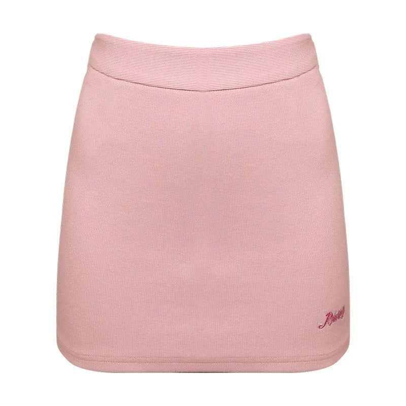 Korean Outfits Pink Plaid Cardigan + White Vest + Mini Skirts Japanese Sweet Y2k Short Party Suits