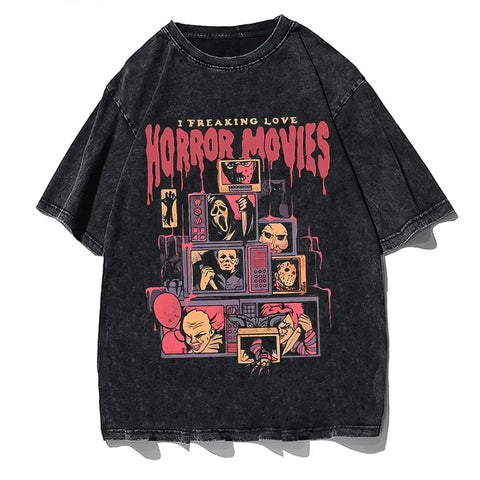 Camiseta de película de terror