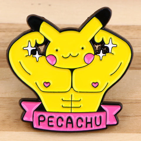 Muskelmonster Emaille Pin