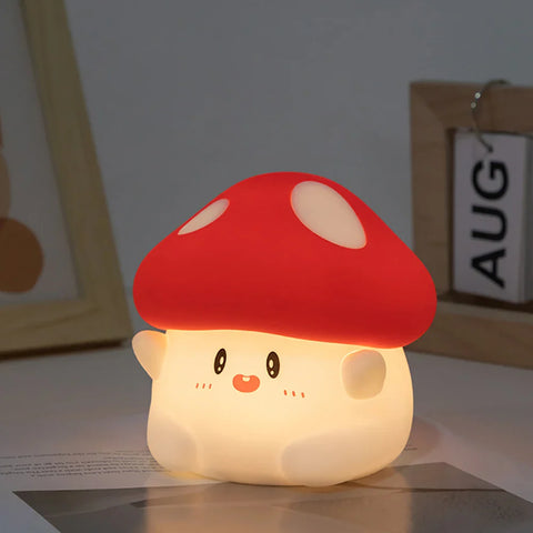 Led Silicone Mushroom Night Light Lamp