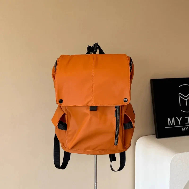 Korean Y2k Aesthetic Simple Backpack Casual All Match Schoolbags Vintage Preppy Trendy Chic Backpacks for Students