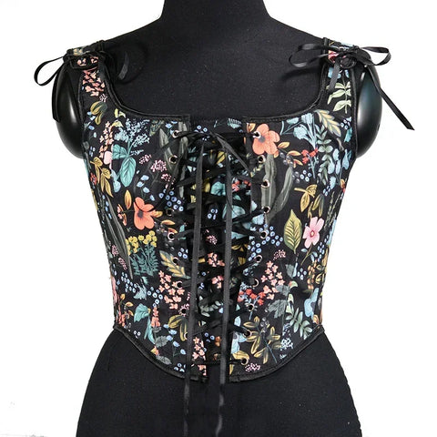 Corset Top Body Shaper Camis Shirt Woman Clothes Waist Trainer Ladies Underbust y2k Blusa Lolita Bustiers