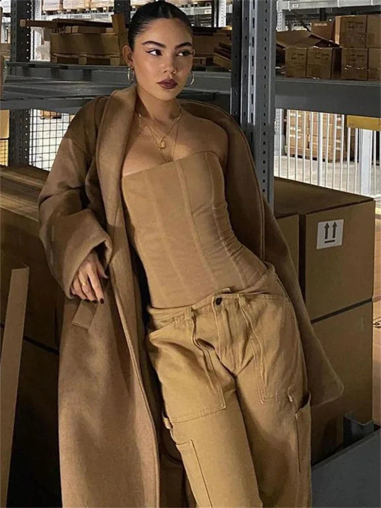 Mesh Backless Vest FeElegant Luxury Patchwork Strapless Solid Slim Streetwear Inner Y2k Tank Top Women's