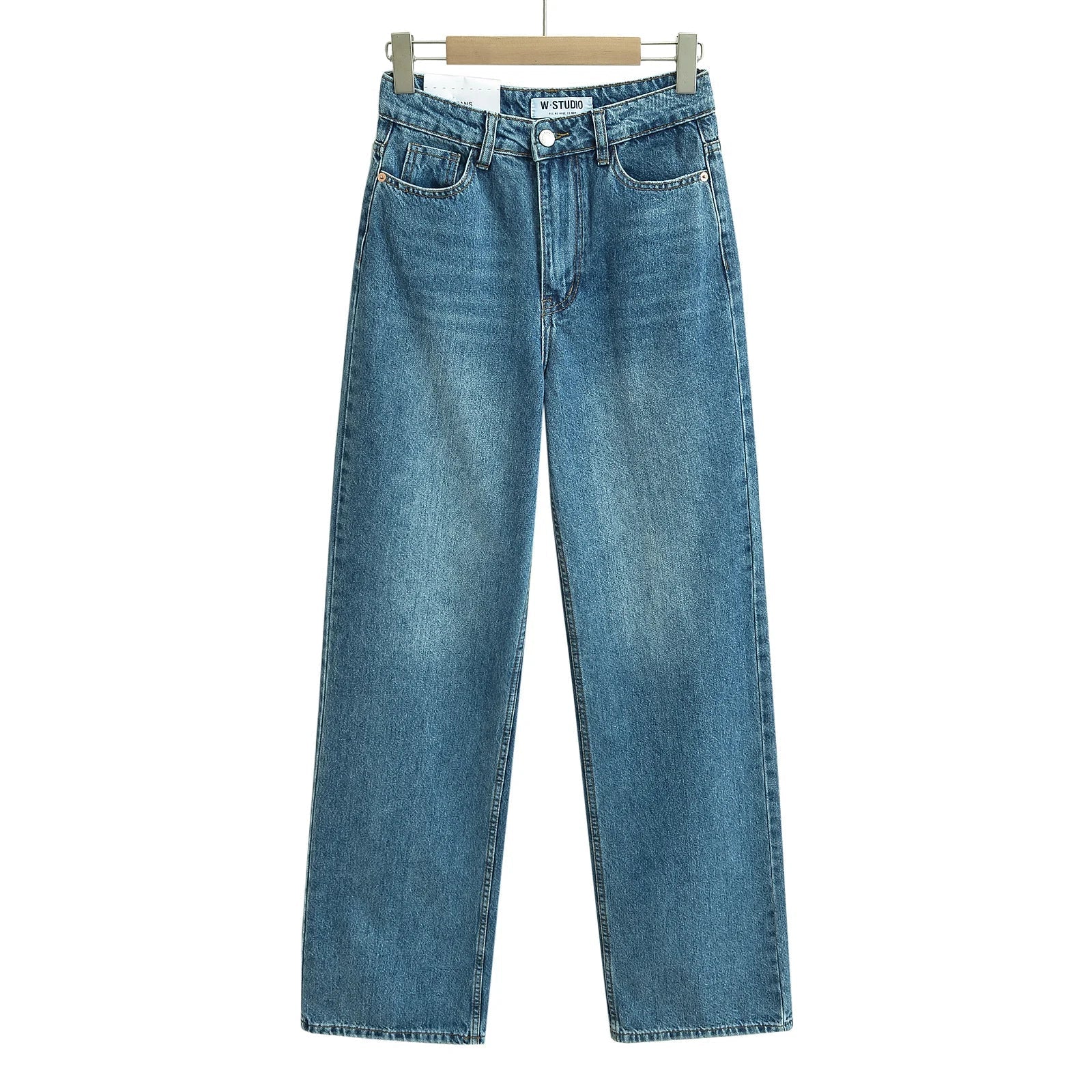 Japanese 2000s style y2k jeans for denim pants vintage clothes baggy jeans blue loose wide leg high waist jeans black