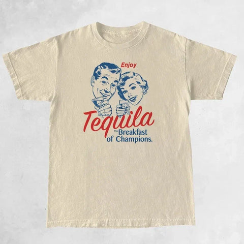 Genießen Sie Tequila Retro T-Shirt