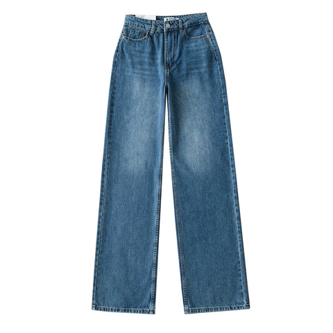 Japanese 2000s style y2k jeans for denim pants vintage clothes baggy jeans blue loose wide leg high waist jeans black