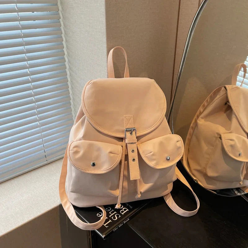 Japanese College Students Backpack Trendy All Match Schoolbags Vintage Y2k Aesthetic Casual Backpacks Streetwear