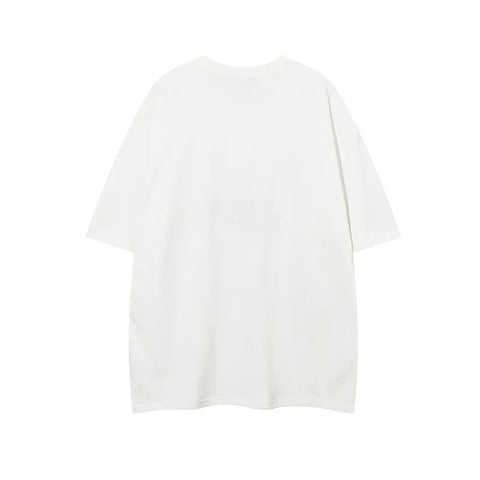 Y2K Vintage Star Printing T Shirt Bf 100% Cotton Loose Streetwear Casual Tops Harajuku Hip Hop T Shirt