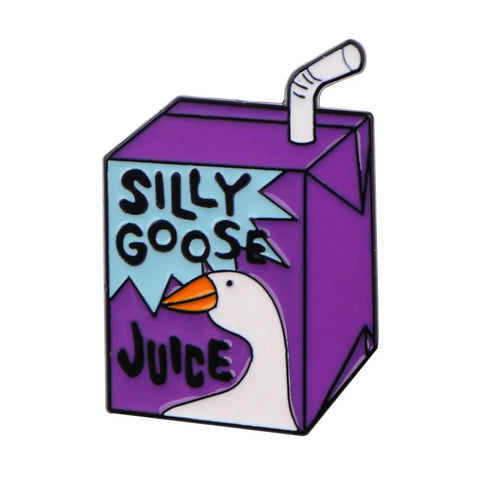Pin de esmalte de jugo de ganso