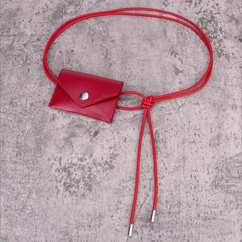 Trendy Mini Purses and Handbags Sweet Y2k Aesthetic Casual Waist Packs Luxury Design All Match Vintage Bags for Women