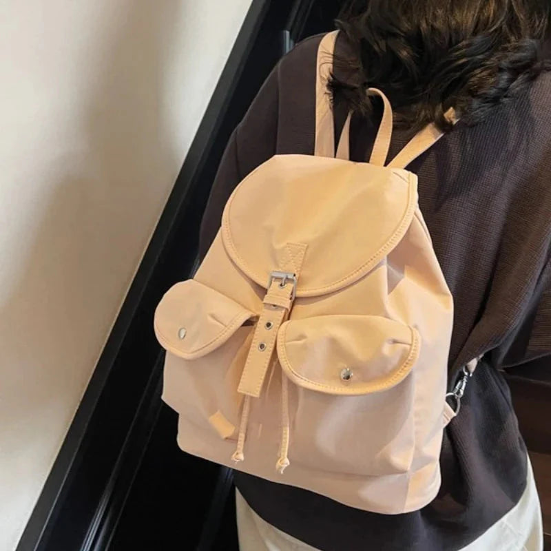 Japanese College Students Backpack Trendy All Match Schoolbags Vintage Y2k Aesthetic Casual Backpacks Streetwear