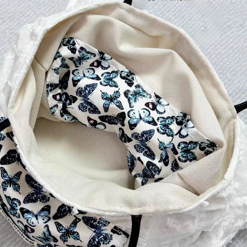 Patchwork Butterfly Luxury Design Shoulder Bags Y2k Aesthetic Chic Handbags All Match Vintage Casual Underarm Bag
