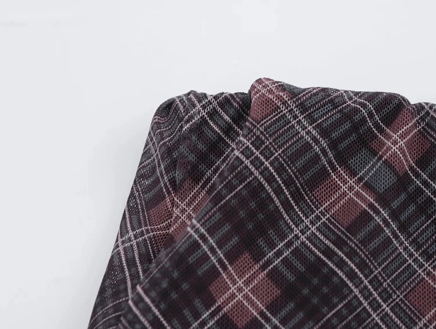 High Waist Retro Chic Plaid Long Skirt Elegant Zipper Skirt Streetwear Y2K A-line Skirt