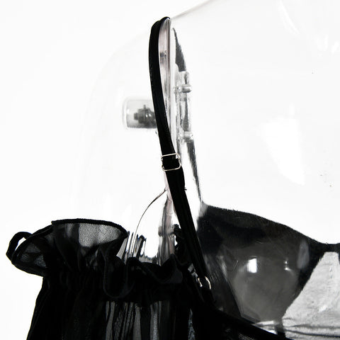 Voguable  Spaghetti Strap Long Lantern Sleeves Ruched Mini Dresses Woman Y2k Mesh Vintage Dress Club Party Vestidos