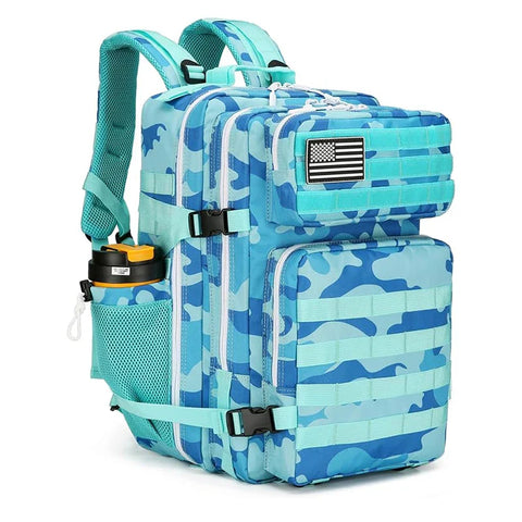 Blue Hurricane - Mochila de asalto para exteriores de 45 l