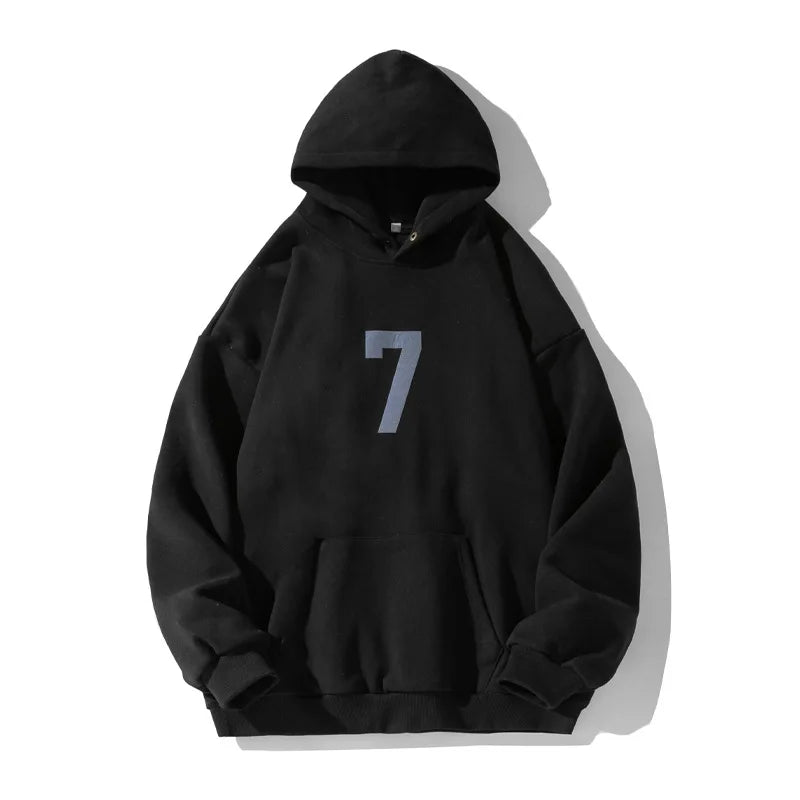 Y2k Harajuku Tide High Street Digital Print Hoodie And Winter American Retro Casual Hoodie Couple Coat Women
