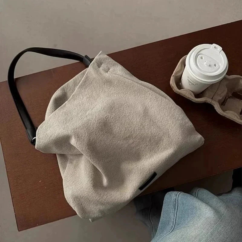 Simple Casual Handbags Streetwear All Match Shoulder Bags Trendy Y2k Aesthetic Chic Vintage Shoulder Bags