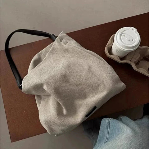 Simple Casual Handbags Streetwear All Match Shoulder Bags Trendy Y2k Aesthetic Chic Vintage Shoulder Bags
