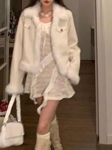 Voguable  French Elegant Y2k Mini Dress Woman Short Party Pure Color Casual Dress Office Lady One Piece Dress Korean Fashion