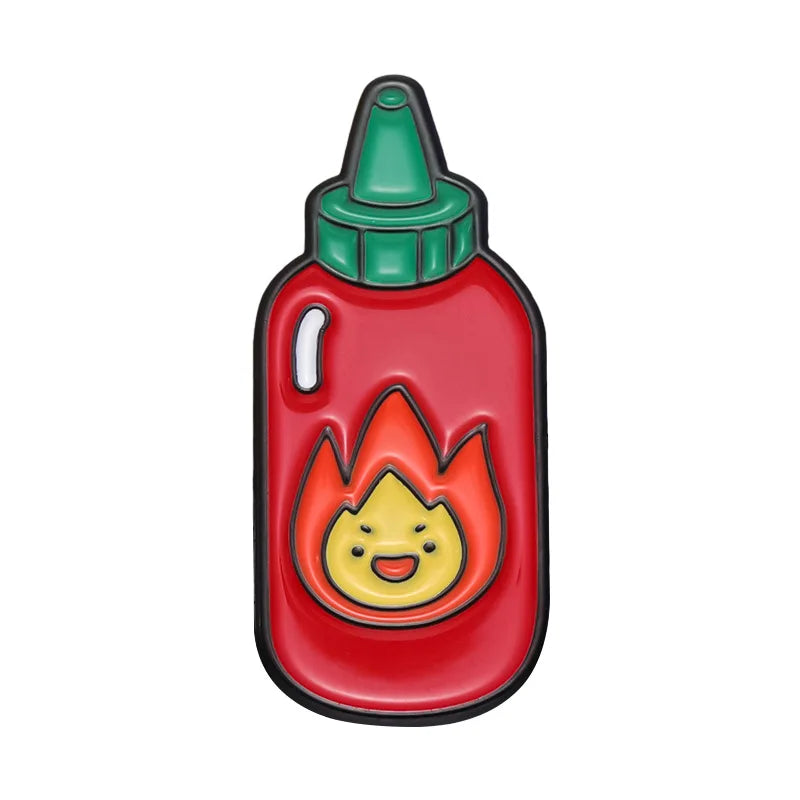 Calcifer Foods Enamel Pin