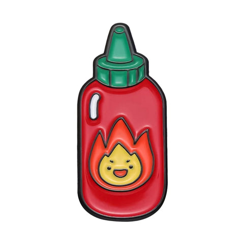 Calcifer Foods Enamel Pin