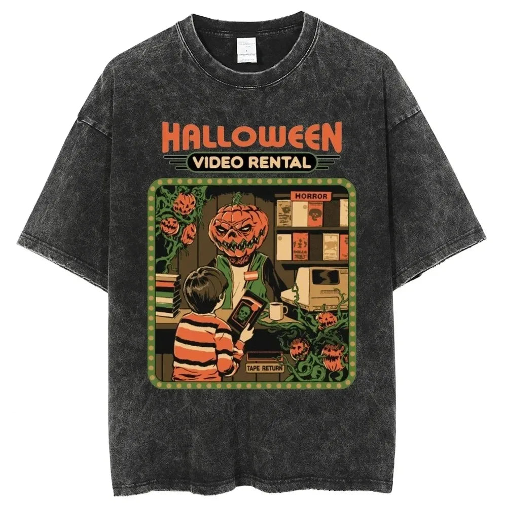 Camiseta de alquiler de vídeos de Halloween