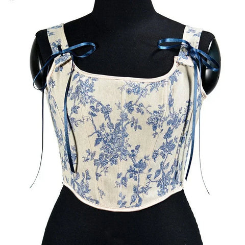 Corset Top Body Shaper Camis Shirt Woman Clothes Waist Trainer Ladies Underbust y2k Blusa Lolita Bustiers