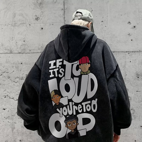 Y2k Oversized Pink Letter Anime Hoodie Print Sweater High Street Grunge Sweatshirts Harajuku Goth Streetwear Clothing