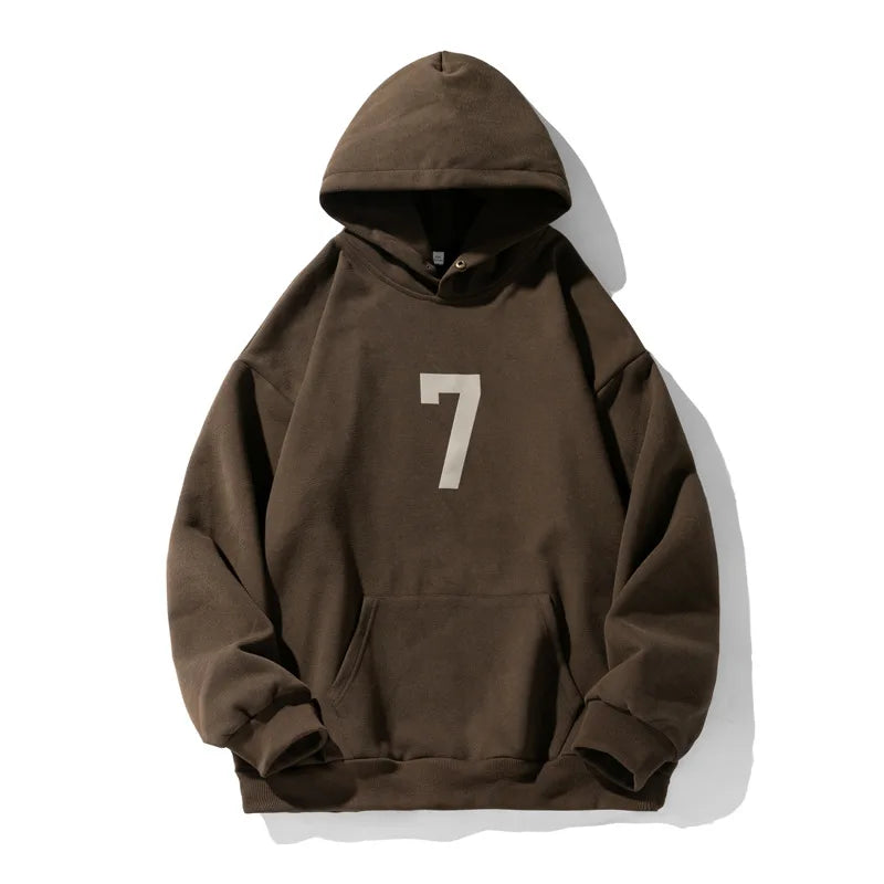 Y2k Harajuku Tide High Street Digital Print Hoodie And Winter American Retro Casual Hoodie Couple Coat Women