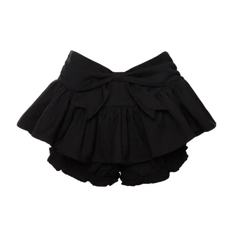 Voguable Korean 2 Piece Set Skirt Slim Y2k Crop Tops Casual Vintage Black Mini Skirt Kawaii Sweet Suit Woman Chic