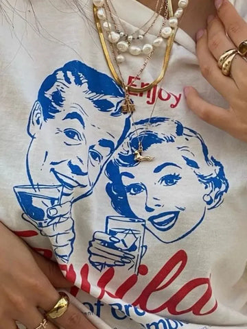 Genießen Sie Tequila Retro T-Shirt