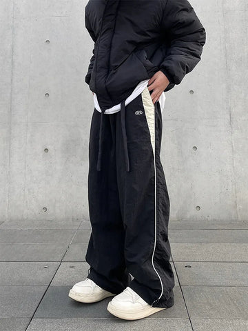 Y2K Streetwear Chic Cargo Korean Harajuku Casual Parachute Tech Pants for Sweatpants Wide Leg Joggers Trousers Clothes