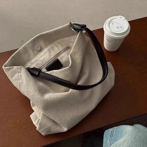Simple Casual Handbags Streetwear All Match Shoulder Bags Trendy Y2k Aesthetic Chic Vintage Shoulder Bags