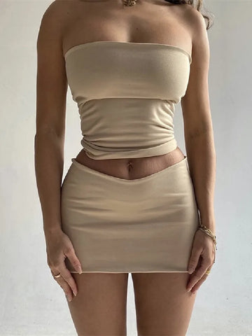 Voguable Y2K V Low Waist Mini Skirt With short lining A-line Package Hips Mini Short Skater Party  Black Brown