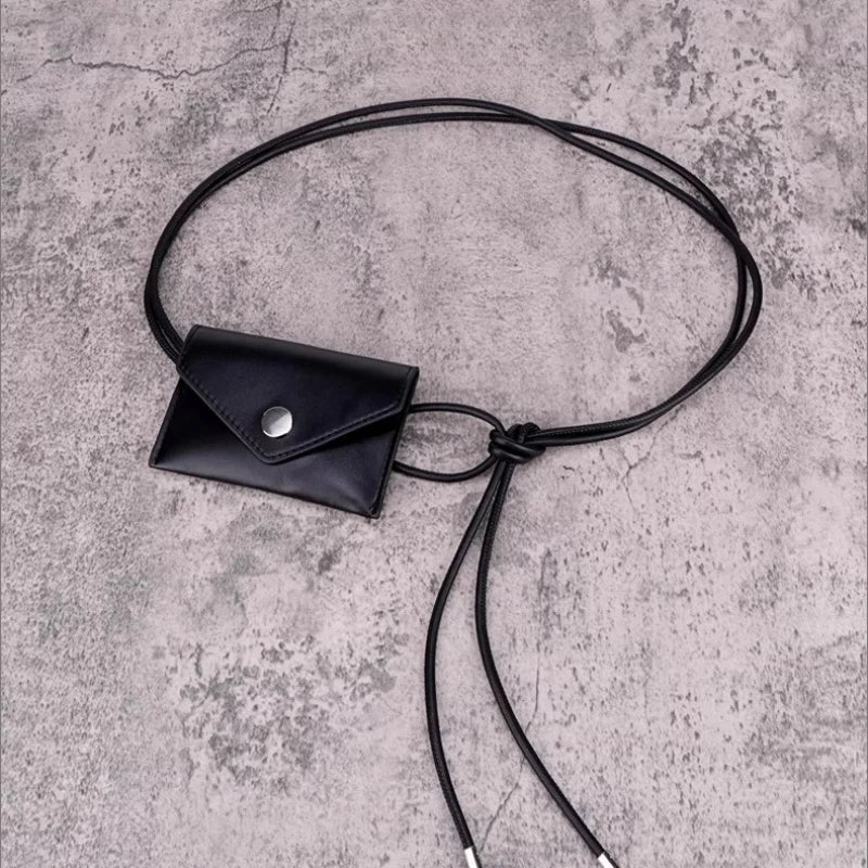 Trendy Mini Purses and Handbags Sweet Y2k Aesthetic Casual Waist Packs Luxury Design All Match Vintage Bags for Women