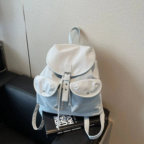 Japanese College Students Backpack Trendy All Match Schoolbags Vintage Y2k Aesthetic Casual Backpacks Streetwear