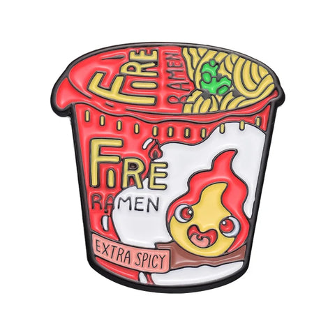 Calcifer Foods Enamel Pin