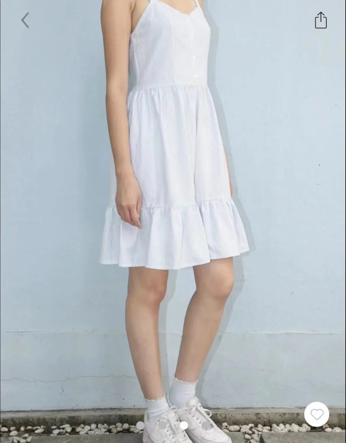 Voguable Vintage Girls Y2K Sweet Slim Striped Mini Dress Ladies Soft Cotton Cute Strapped Dresses for Chic Outfits