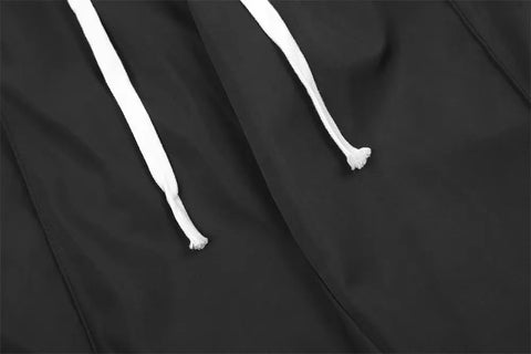 Voguable  Y2K Wide Leg Pants with Side Zips Sweatpants Loose Casual Sport Red Black Trousers Zipper Split Streetwear