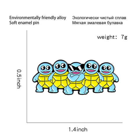 Pin de esmalte de Squirtle