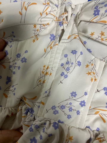 Voguable  WannaThis Floral Y2K Mini Dress Corset Off Shoulder Ruffle Puff Sleeve Streetwear Chic Party Vestidos New