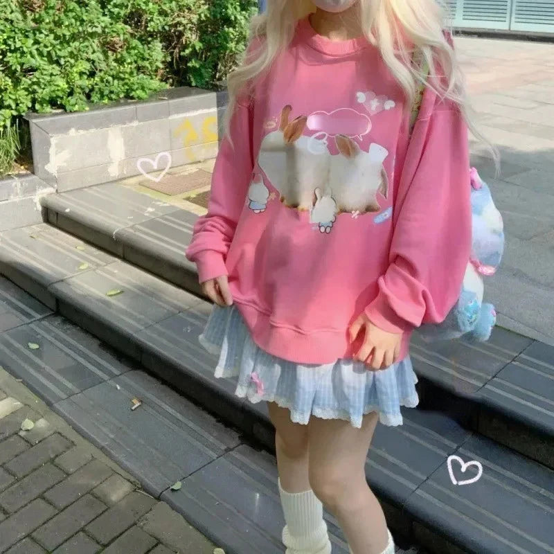 Voguable Y2k Aesthetic Bow Short Skirts Blue Plaid Kawaii Lolita Mini Skirt Harajuku Japanese Preppy Style Pleated Fairy Skirt