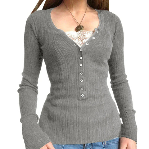 Vintage Babydoll Tops Pullovers Lady Aesthetic Coquette Knit Sweaters Outfit Square Neck Long Sleeve Knitwear Jumpers Y2k