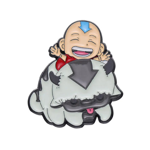 Aang and Appa Enamel Pin