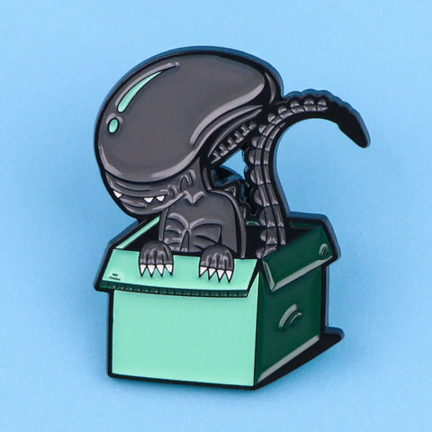 Alien Enamel Pin