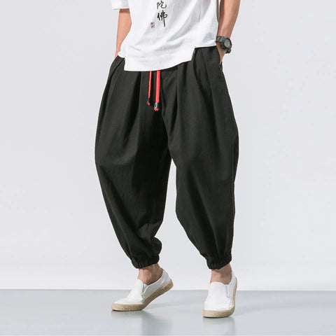 Oriental Style Wave Pants