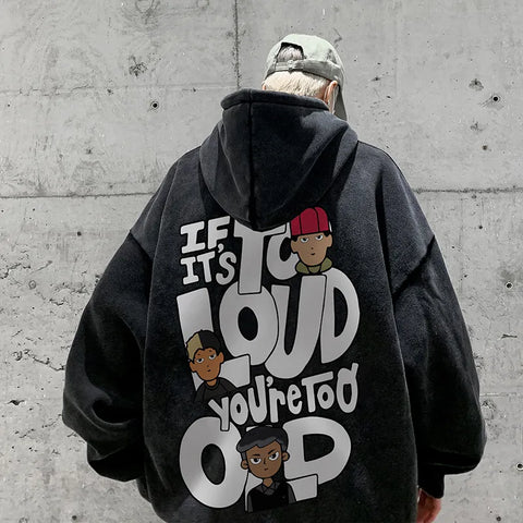 Y2k Oversized Pink Letter Anime Hoodie Print Sweater High Street Grunge Sweatshirts Harajuku Goth Streetwear Clothing
